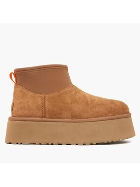 NEW UGG Classic Ultra Mini Dipper Platform Size 9 Women's Boots Chestnut